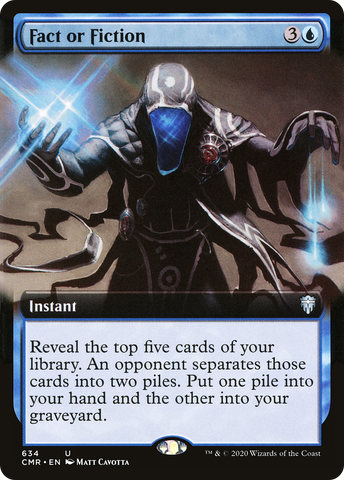 {C} Fact or Fiction (Extended Art) [Commander Legends][CMR 634]