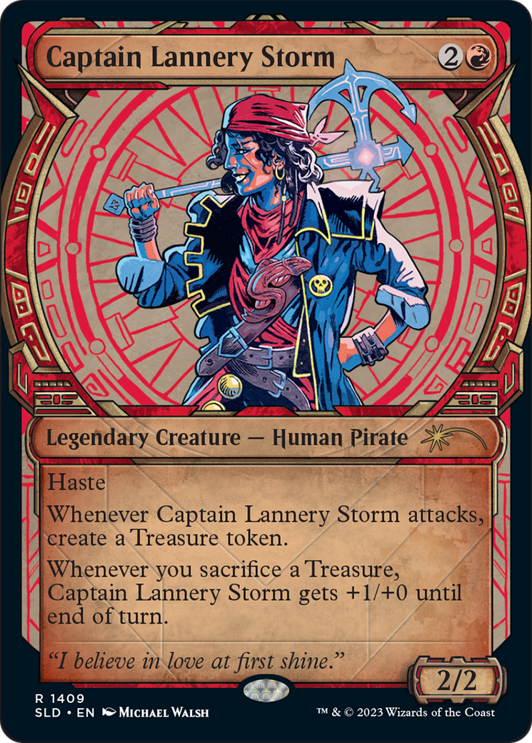 {R} Captain Lannery Storm (Rainbow Foil) [Secret Lair Drop Series][RBF SLD 1409]
