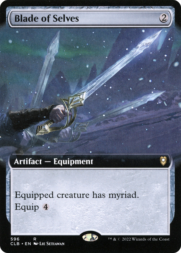 {R} Blade of Selves (Extended Art) [Commander Legends: Battle for Baldur's Gate][CLB 596]