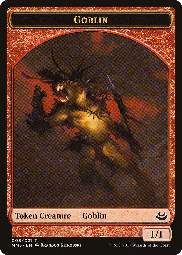 {T} Goblin Token [Modern Masters 2017 Tokens][TMM3 008]