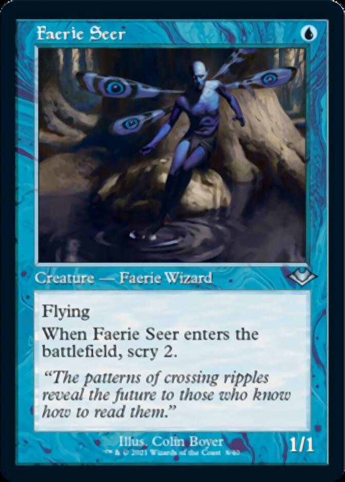 {C} Faerie Seer (Retro Foil Etched) [Modern Horizons 2][RF ET MH1 008]