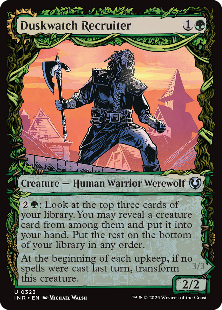 {C} Duskwatch Recruiter // Krallenhorde Howler (Showcase) [Innistrad Remastered][INR 323]