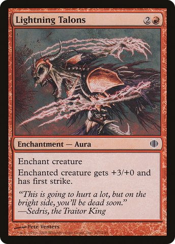 {C} Lightning Talons [Shards of Alara][ALA 107]
