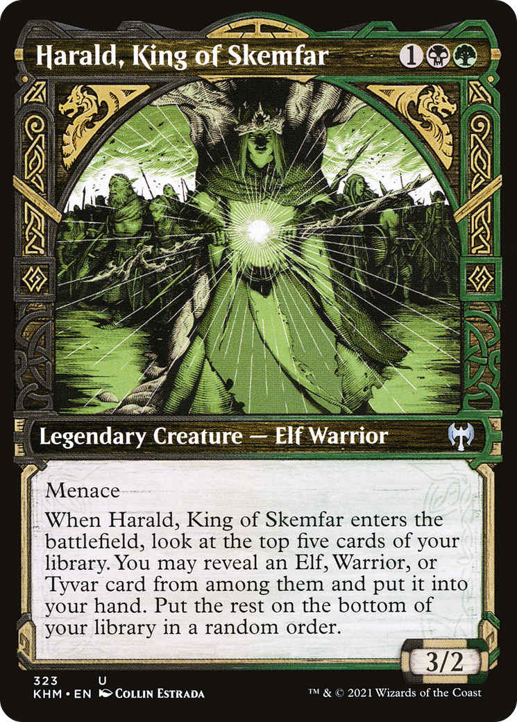 {C} Harald, King of Skemfar (Showcase) [Kaldheim][KHM 323]