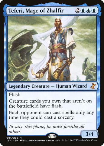 {R} Teferi, Mage of Zhalfir [Time Spiral Remastered][TSR 091]