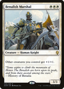 {R} Benalish Marshal (Promo Pack) [Dominaria Promos][PP DOM 006]