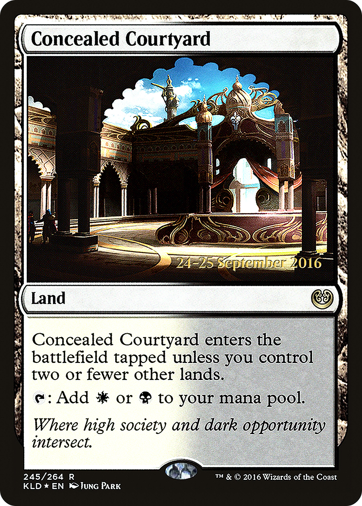 {R} Concealed Courtyard [Kaladesh Prerelease Promos][PR KLD 245]