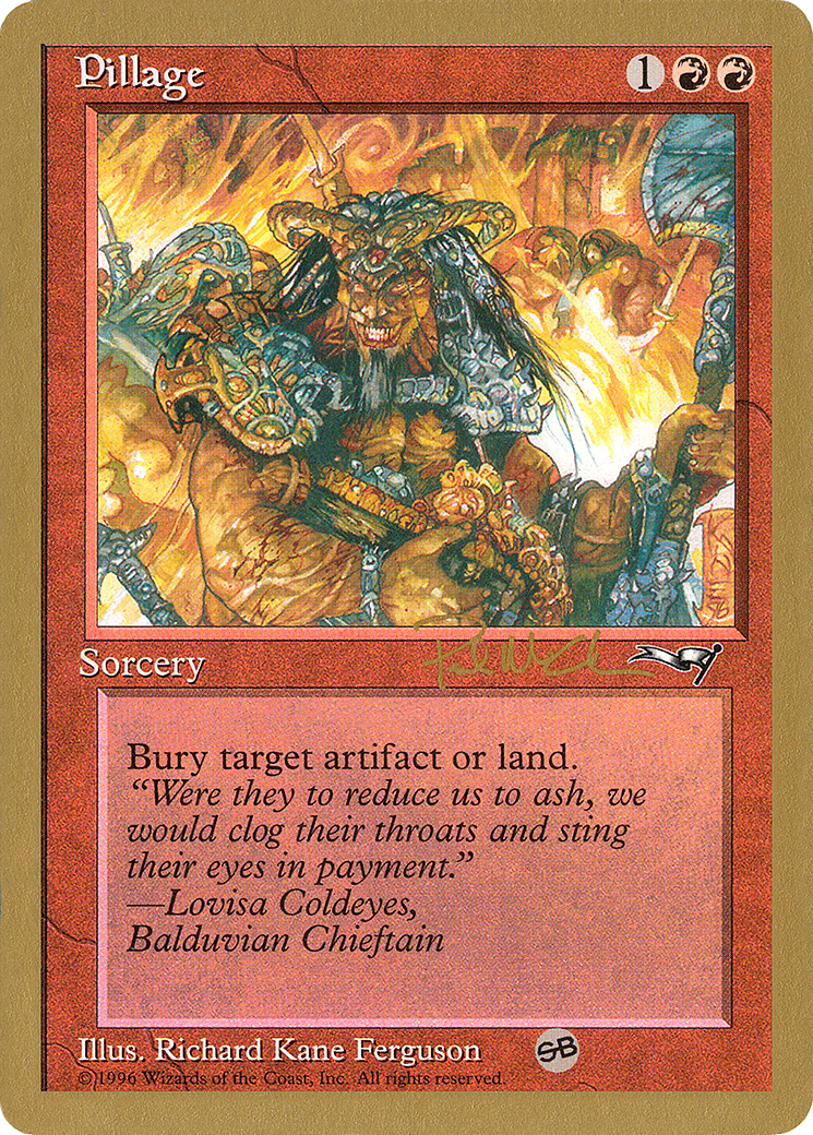 {C} Pillage (Paul McCabe) (SB) [World Championship Decks 1997][GB WC97 PM76SB]