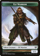 {T} Elemental // Elf Warrior Double-sided Token [Kaldheim Commander Tokens][TKHC 006]
