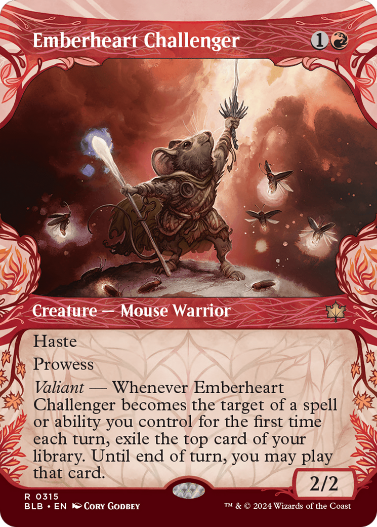 {@R} Emberheart Challenger (Showcase) [Bloomburrow][BLB 315]