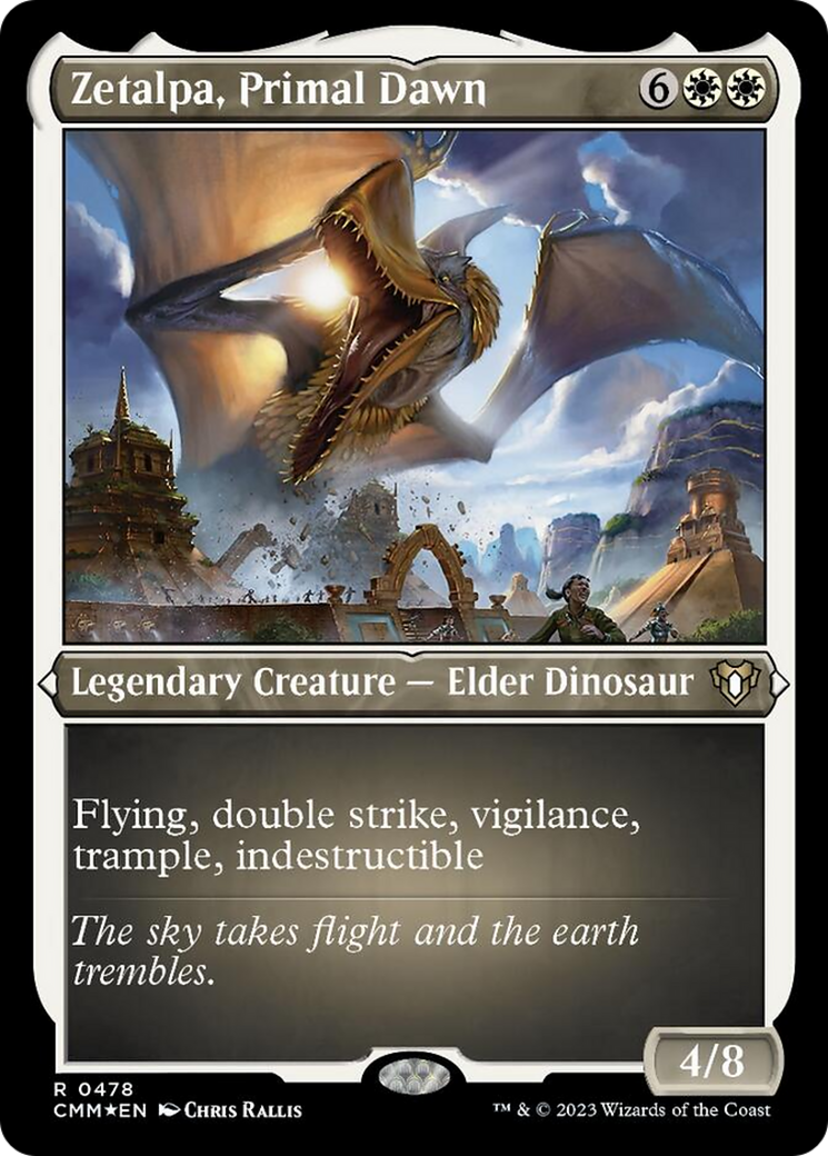 {R} Zetalpa, Primal Dawn (Foil Etched) [Commander Masters][CMM 478]