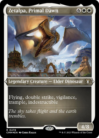{R} Zetalpa, Primal Dawn (Foil Etched) [Commander Masters][CMM 478]