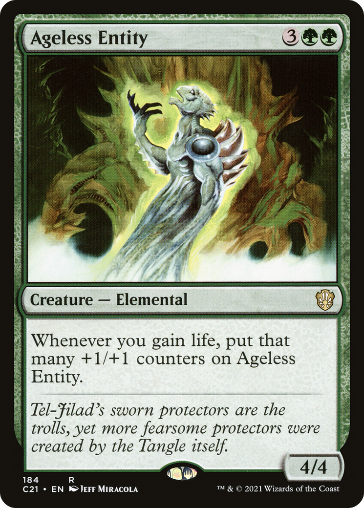 {R} Ageless Entity [Commander 2021][C21 184]