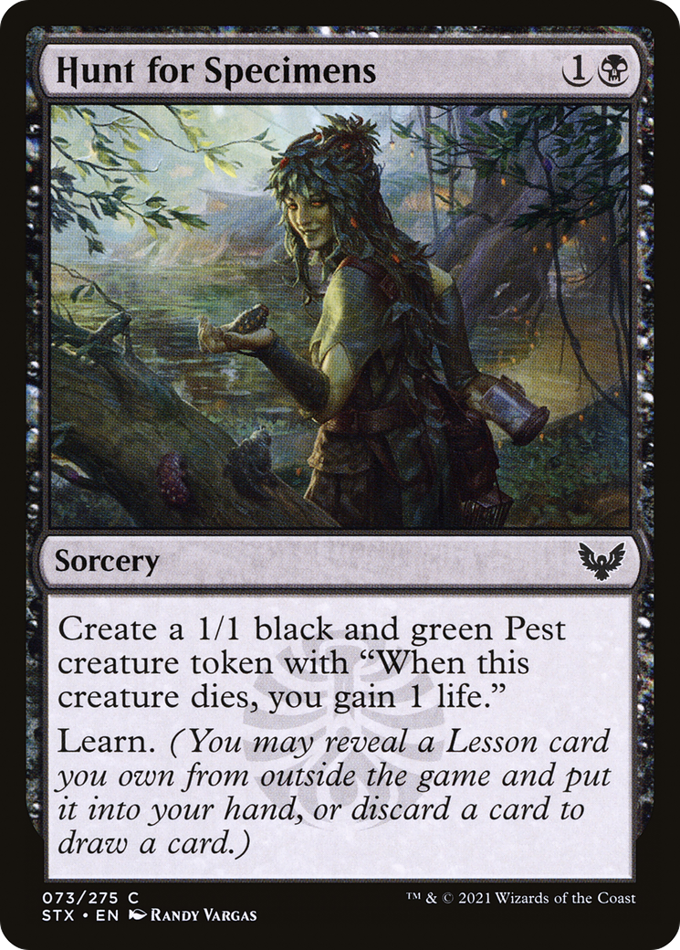 {C} Hunt for Specimens [Strixhaven: School of Mages][STX 073]