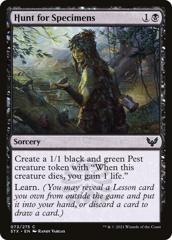{C} Hunt for Specimens [Strixhaven: School of Mages][STX 073]