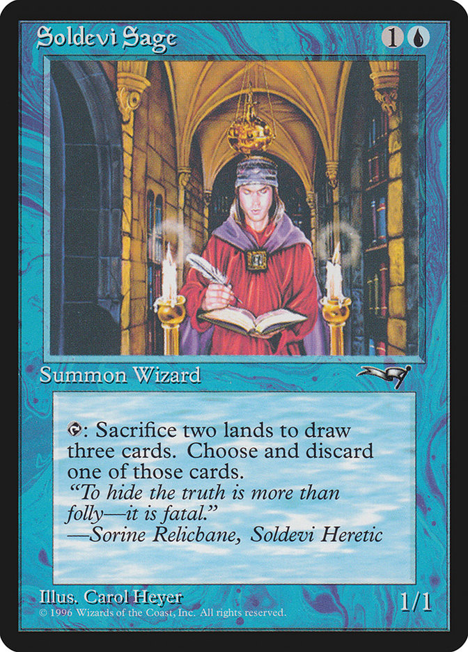 {C} Soldevi Sage (Standing) [Alliances][ALL 34B]
