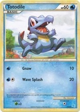[PKM] Totodile (14/30) [HeartGold & SoulSilver: Trainer Kit - Gyarados]