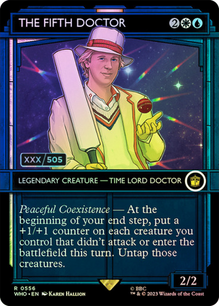 {R} The Fifth Doctor (Serial Numbered) [Doctor Who][SR WHO 556]