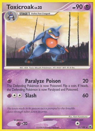 [PKM] Toxicroak (31/100) [Diamond & Pearl: Majestic Dawn]