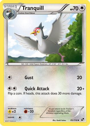 [PKM] Tranquill (85/114) [Black & White: Base Set]