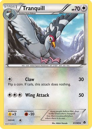 [PKM] Tranquill (81/98) [Black & White: Emerging Powers]