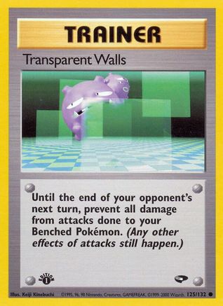 [PKM] Transparent Walls (125/132) [Gym Challenge 1st Edition]