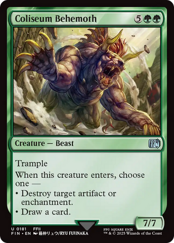 {@C} Coliseum Behemoth [FINAL FANTASY][FIN 181]