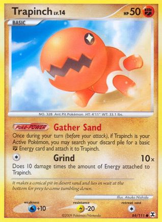 [PKM] Trapinch (84/111) [Platinum: Rising Rivals]