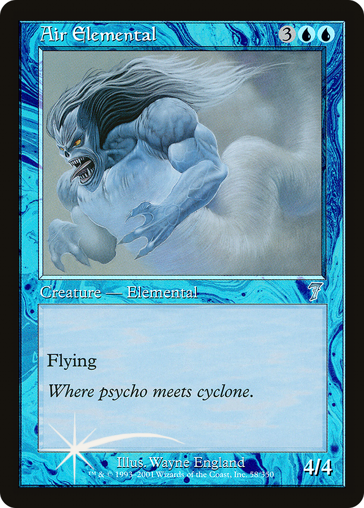 {C} Air Elemental [Seventh Edition][7ED 058]