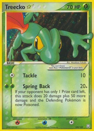 [PKM] Treecko Star (109/109) [EX: Team Rocket Returns]