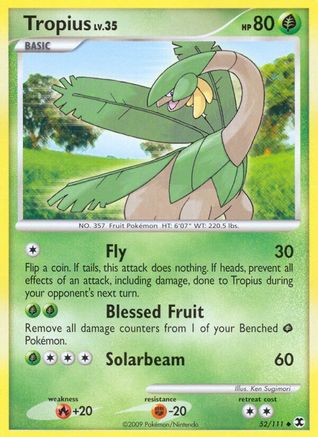 [PKM] Tropius (52/111) [Platinum: Rising Rivals]
