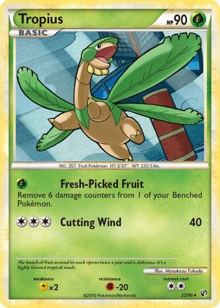 [PKM] Tropius (22/90) [HeartGold & SoulSilver: Undaunted]
