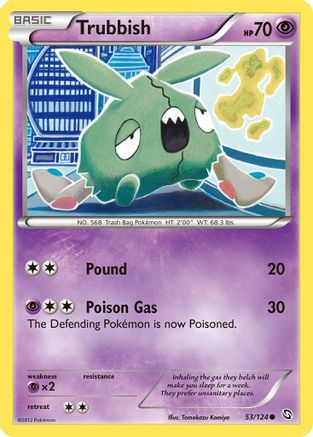 [PKM] Trubbish (53/124) [Black & White: Dragons Exalted]