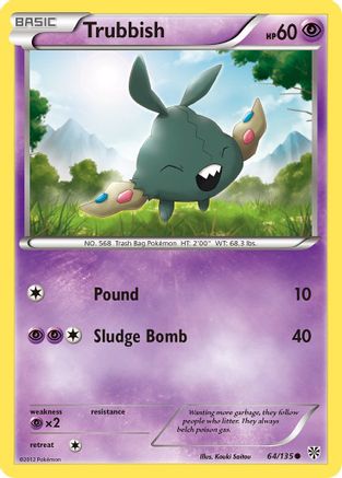 [PKM] Trubbish (64/135) [Black & White: Plasma Storm]