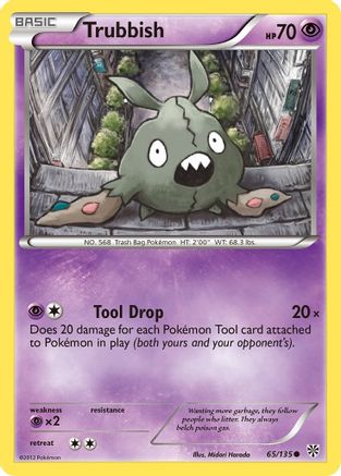 [PKM] Trubbish (65/135) [Black & White: Plasma Storm]