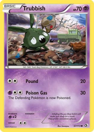 [PKM] Trubbish (67/113) [Black & White: Legendary Treasures]