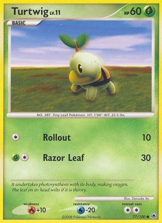 [PKM-C] Turtwig (77/100) [Diamond & Pearl: Majestic Dawn]