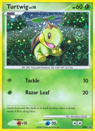 [PKM-R] Turtwig (DP01) [Diamond & Pearl: Black Star Promos]
