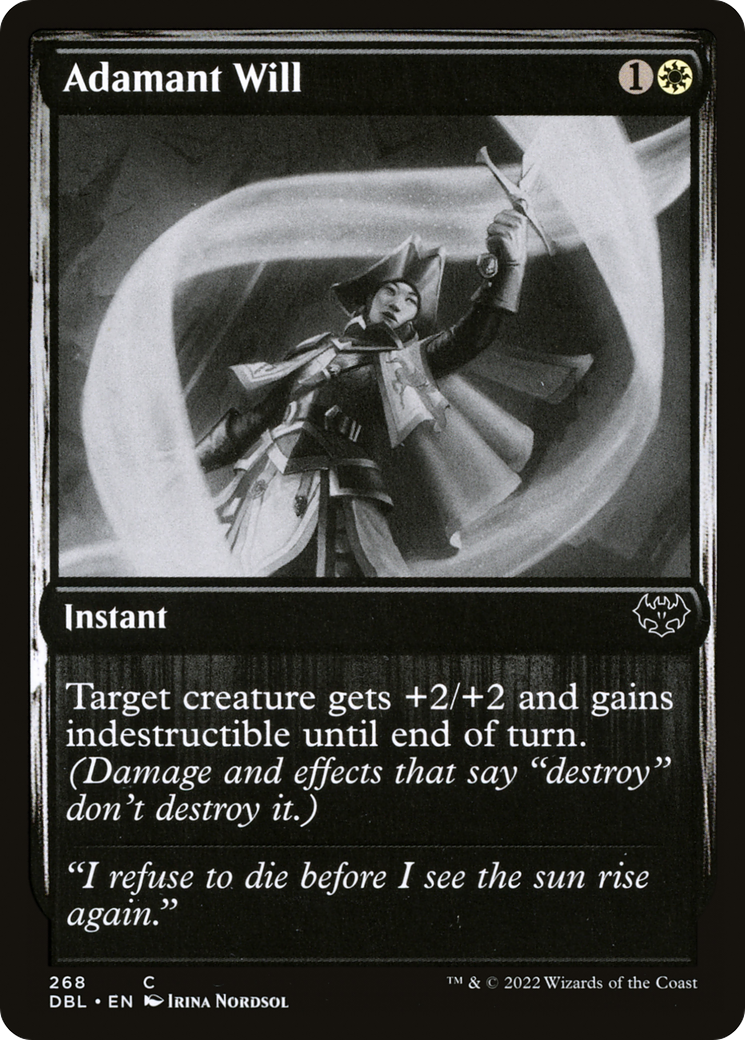 {C} Adamant Will [Innistrad: Double Feature][DBL 268]