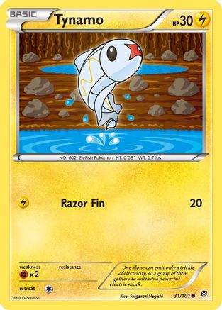 [PKM] Tynamo (31/101) [Black & White: Plasma Blast]