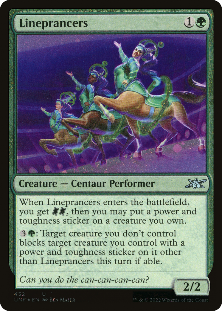 {C} Lineprancers (Galaxy Foil) [Unfinity][UNF 432]