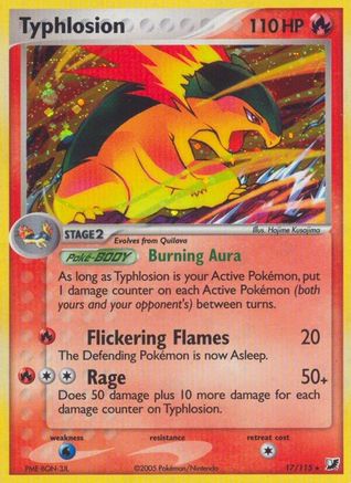 [PKM-R] Typhlosion (17/115) (Stamped) [EX: Unseen Forces]