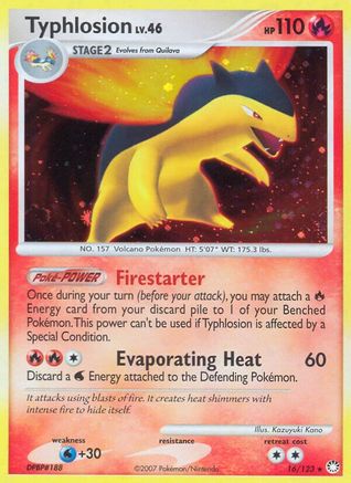 [PKM] Typhlosion (16/123) [Diamond & Pearl: Mysterious Treasures]