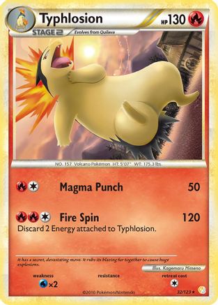 [PKM] Typhlosion (32/123) [HeartGold & SoulSilver: Base Set]