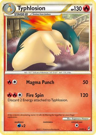 [PKM] Typhlosion (35/95) [HeartGold & SoulSilver: Call of Legends]