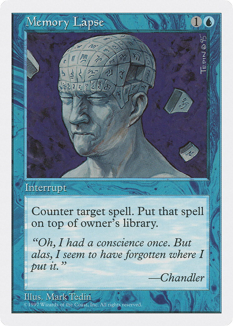 {C} Memory Lapse [Fifth Edition][5ED 103]