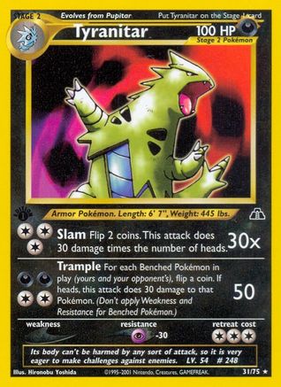 [PKM] Tyranitar (31/75) [Neo Discovery 1st Edition]