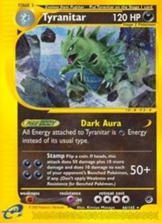 [PKM-R] Tyranitar (66/165) [Expedition: Base Set]