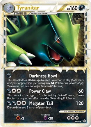 [PKM] Tyranitar (88/95) [HeartGold & SoulSilver: Unleashed]