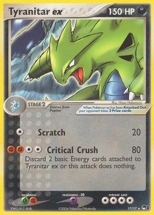 [PKM-R] Tyranitar ex (17/17) (Holo) [POP Series 1]